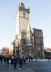 Image showing Famous old Prague Astronomical Clock -Prague Orloj