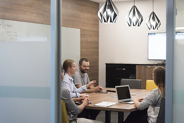 Image showing startup business team on meeting