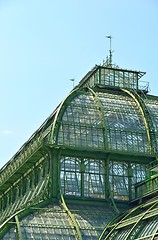 Image showing Palmenhaus roof, an old greenhouse in Wien