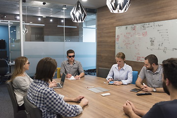 Image showing startup business team on meeting