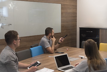 Image showing startup business team on meeting