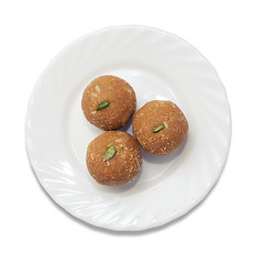 Image showing Indian sweets on a plate