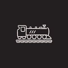 Image showing Train sketch icon.