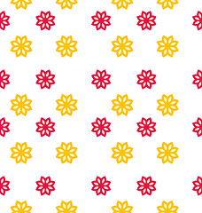 Image showing Seamless Texture with Flowers, Elegance Kid Pattern