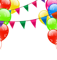 Image showing Party Background with Balloons