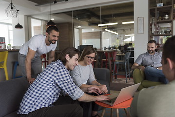 Image showing team meeting and brainstorming