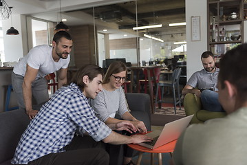 Image showing team meeting and brainstorming