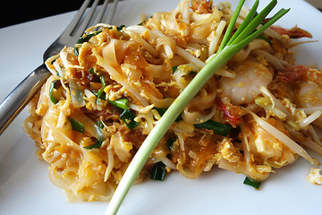 Image showing Traditional Thai Fried Noodles