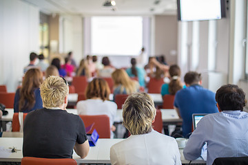 Image showing Lecture at university.