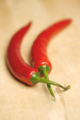 Image showing Red peppers