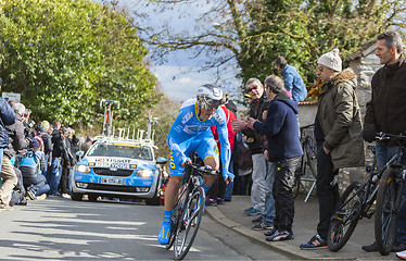 Image showing The Cyclist Evaldas Siskevicius - Paris-Nice 2016 