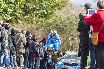 Image showing The Cyclist Evaldas Siskevicius - Paris-Nice 2016 