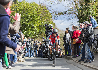 Image showing The Cyclist Philippe Gilbert - Paris-Nice 2016