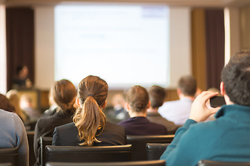 Image showing Audience in the lecture hall.