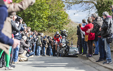 Image showing The Cyclist Philippe Gilbert - Paris-Nice 2016