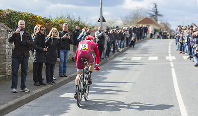 Image showing The Cyclist Sergey Lagutin - Paris-Nice 2016