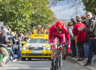 Image showing The Cyclist Sergey Lagutin - Paris-Nice 2016