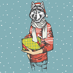 Image showing Husky vector illustration