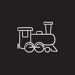 Image showing Train sketch icon.