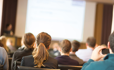 Image showing Audience in the lecture hall.