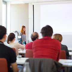 Image showing Lecture at university.