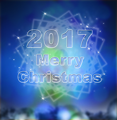 Image showing The happy Merry Christmas background