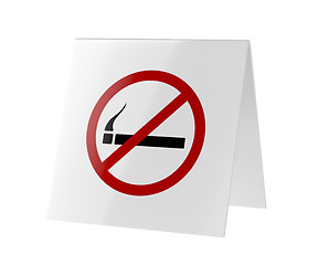 Image showing No smoking sign