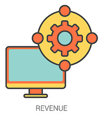 Image showing Revenue line icons.