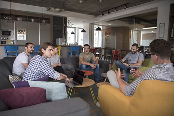 Image showing team meeting and brainstorming