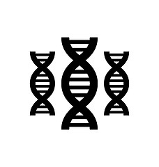 Image showing Pictogram of DNA