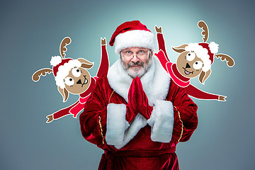 Image showing happy, smiling Santa Claus.