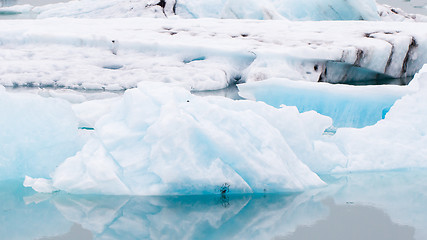 Image showing Jokulsarlon is a large glacial lake in southeast Iceland