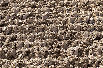 Image showing plowed agricultural field