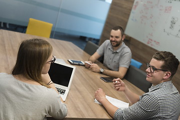 Image showing startup business team on meeting