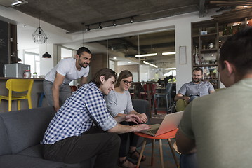 Image showing team meeting and brainstorming