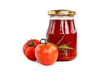 Image showing Ketchup tomato with tarragon