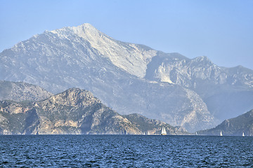 Image showing Yachting in Turkey