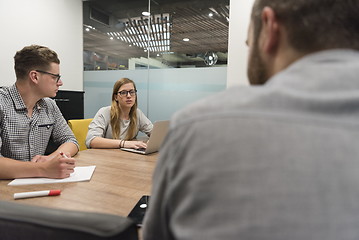 Image showing startup business team on meeting