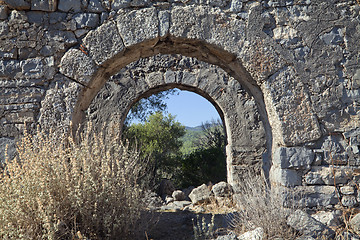 Image showing Gemiler island ruins, Turkey