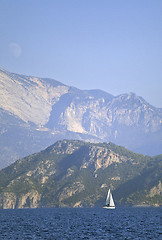 Image showing Yachting in Turkey