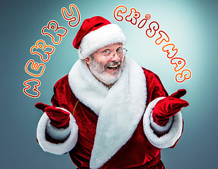 Image showing happy, smiling Santa Claus.