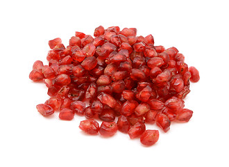Image showing Fresh pomegranate seeds