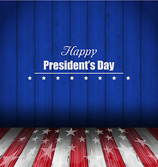 Image showing Abstract Wallpaper for Happy Presidents Day of USA