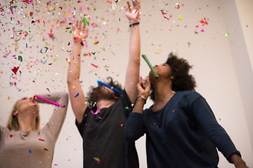 Image showing confetti party