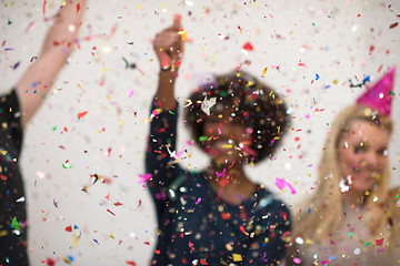 Image showing confetti party