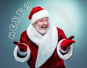 Image showing happy, smiling Santa Claus.