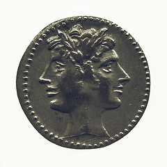 Image showing Vintage Coin isolated