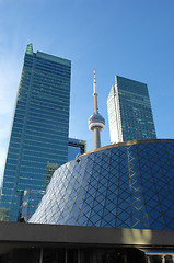 Image showing Roy Thomson hall and CN tower.