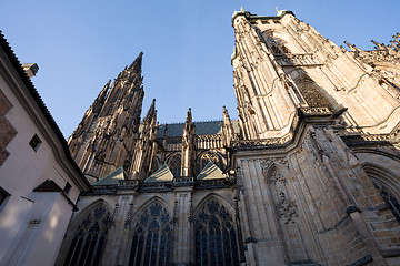 Image showing st. vitus cathedral in prague czech republic 