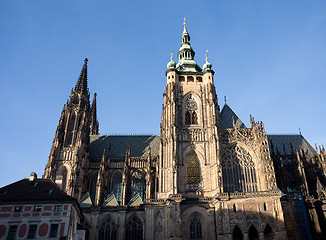 Image showing st. vitus cathedral in prague czech republic 